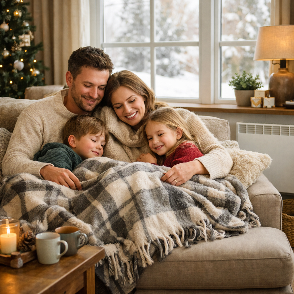 Température idéale maison hiver salon 19 degrés